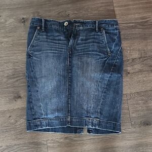 X2 Dark Denim Pencil Skirt